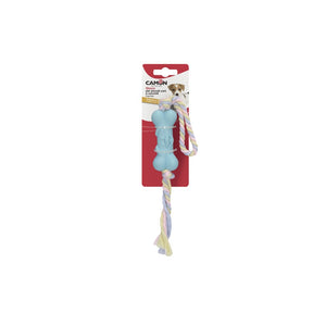 Camon TPR Bone with Cotton Rope - кучешка играчка 25 см