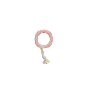 Camon TPE Ring with Cotton Plait - кучешка играчка 7 см