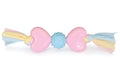 Camon TPE Hearts and Ball with Cotton Ribbon - кучешка играчка 20 см