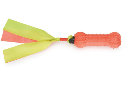 Camon TPE Bone with Ribbon and Qqueaker - кучешка играчка 25 см