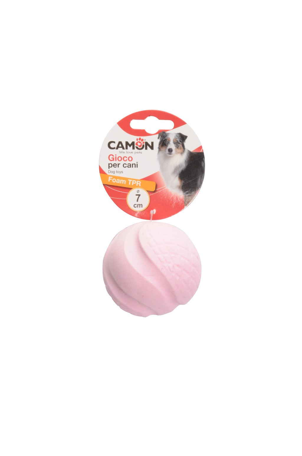 Camon Foam TPR Dog Ball - топка от термопластичен каучук 7 см