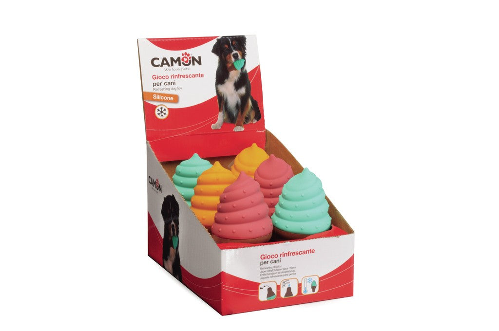 Camon Silicone Cooling Toy Ice Cream Cone - силиконова охлаждаща играчка 16 см