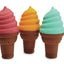 Camon Silicone Cooling Toy Ice Cream Cone - силиконова охлаждаща играчка 16 см