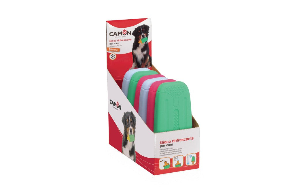 Camon Silicone Cooling Dog Toy Ice Lolly - силиконова охлаждаща играчка 6 / 14 см