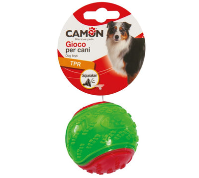 Camon TPR Ball with Squeaker - топка от термопластичен каучук 6 см