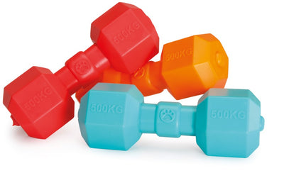 Camon Dog Toy TPR Dumbbell with Squeaker - играчка за куче от термопластичен каучук 20 см