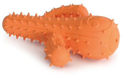 Camon Dog Toy Rubber Cactus with Squeaker - гумена играчка за куче 15 см