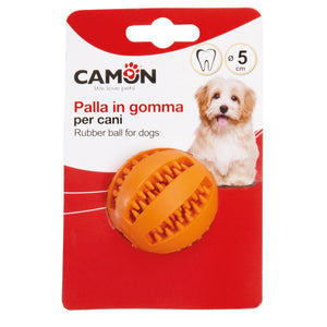 Camon Rubber Toy Dental Fun Baseball - дентална кучешка играчка 7 см