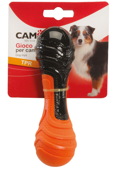 Camon TPR Bicolor Dumbbell - кучешка играчка 16 см