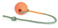 Camon Eva Ball with Rope - гумена топка с въже за дърпане