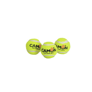 Camon Tennis Ball with Squeaker - тенис топки със звк 3 броя / 3,7 см