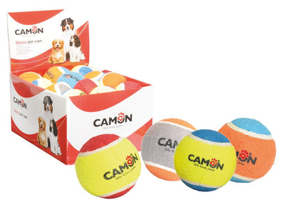 Camon Coloured Tennis Ball - гумена играчка за куче 7,2 см