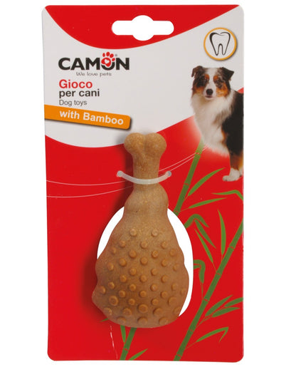 Camon Bamboo Dog Toy Chicken Leg - бамбукова играчка за куче 11 см
