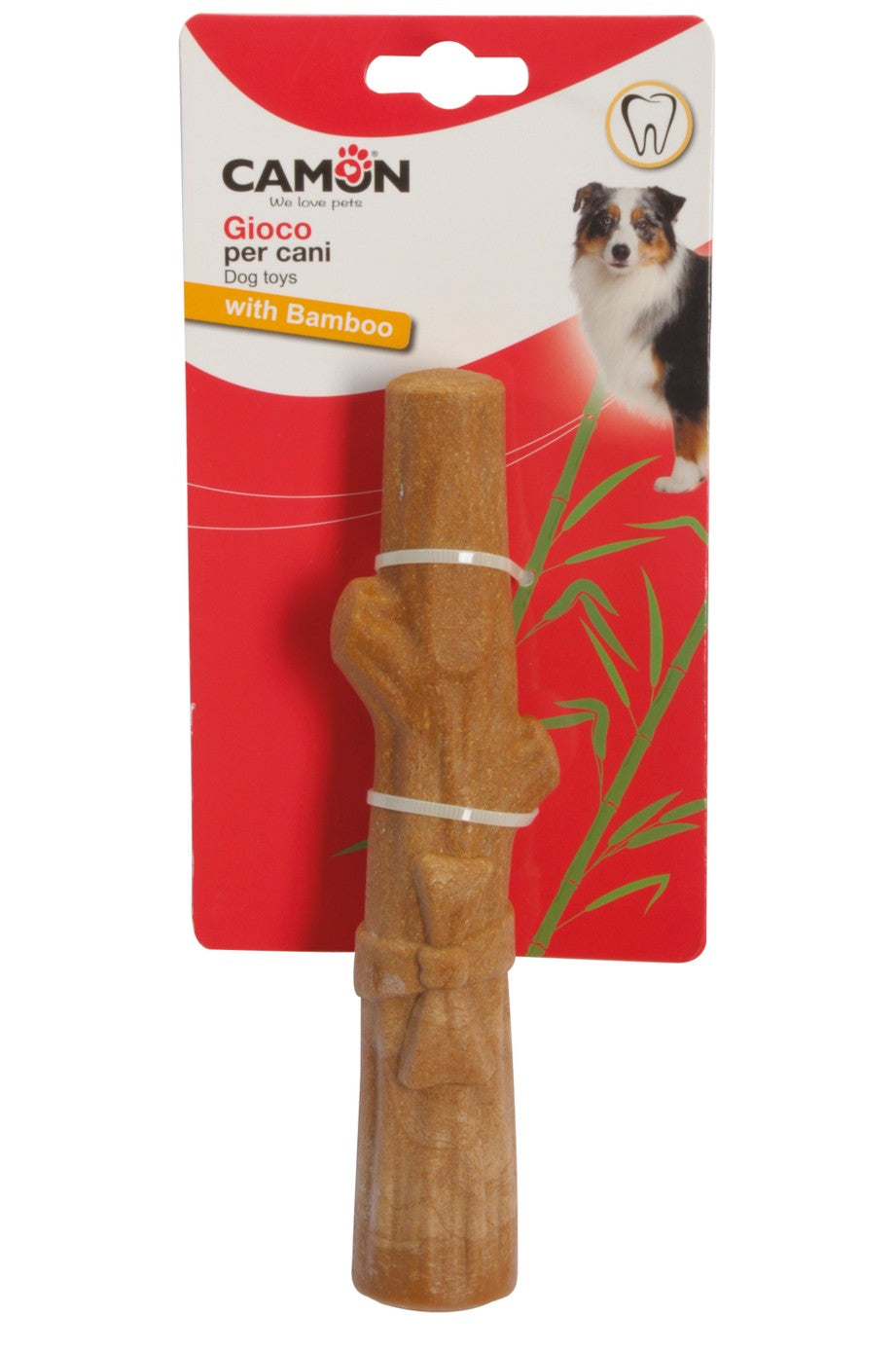Camon Dog Toy Tree Branch with Bamboo - бамбукова играчка 20 см