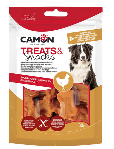Camon Chicken Bones Treats - лакомства с пилешко месо 90гр