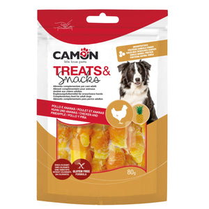 Camon Pineapple and Chicken Bits - лакомства с пилешко месо и ананас 80 гр