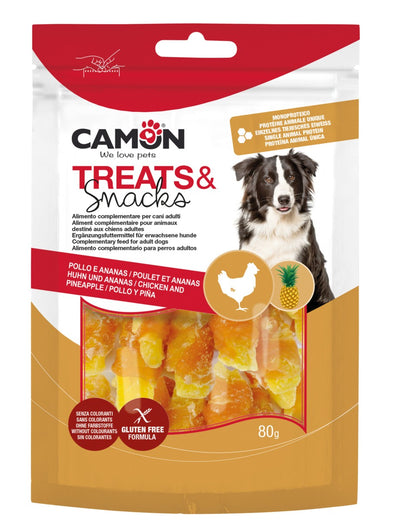 Camon Pineapple and Chicken Bits - лакомства с пилешко месо и ананас 80 гр