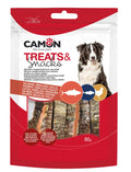 Camon Large Salmon Strips - лакомство за кучета със сьомга 80 гр