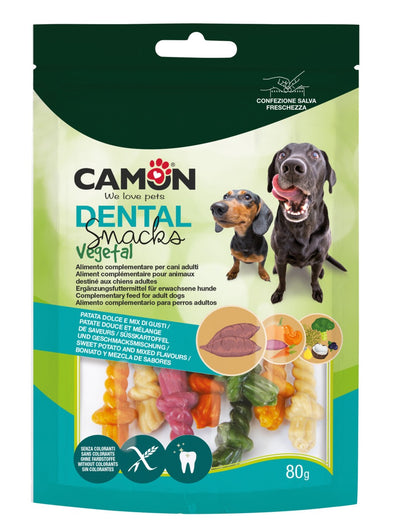 Camon Rope Shaped Dental Snack - дентално лакомство със зеленчуци 80 гр