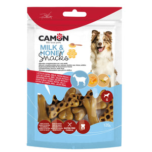 Camon Milk and Honey Bones - лакомство за куче с мляко и мед 150 гр