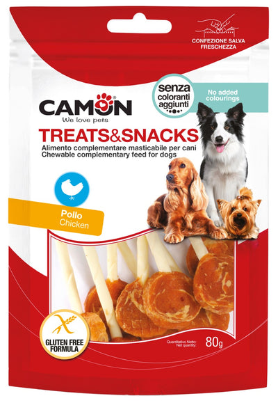 Camon Chicken Lollipop - лакомство за кучета с пилешко месо 80 гр