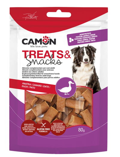 Camon Duck Bites - лакомство за кучета с патешко месо 80 гр