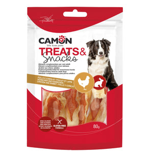 Camon Rabbit Ears Snack with Chicken - заешки уши с пилешко месо 80 гр