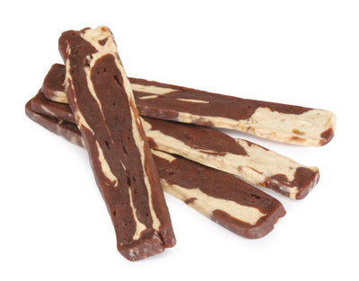 Camon Rabbit, Codfish and Rawhide Jerky - лакомство за кучета със заешко, треска и телешка кожа 100 гр