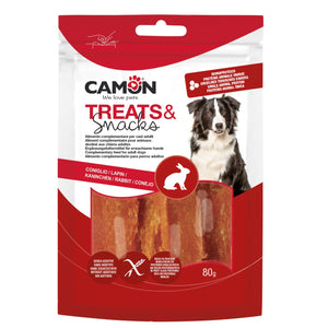 Camon Rabbit Jerky - лакомство за кучета със заешко месо 80 гр