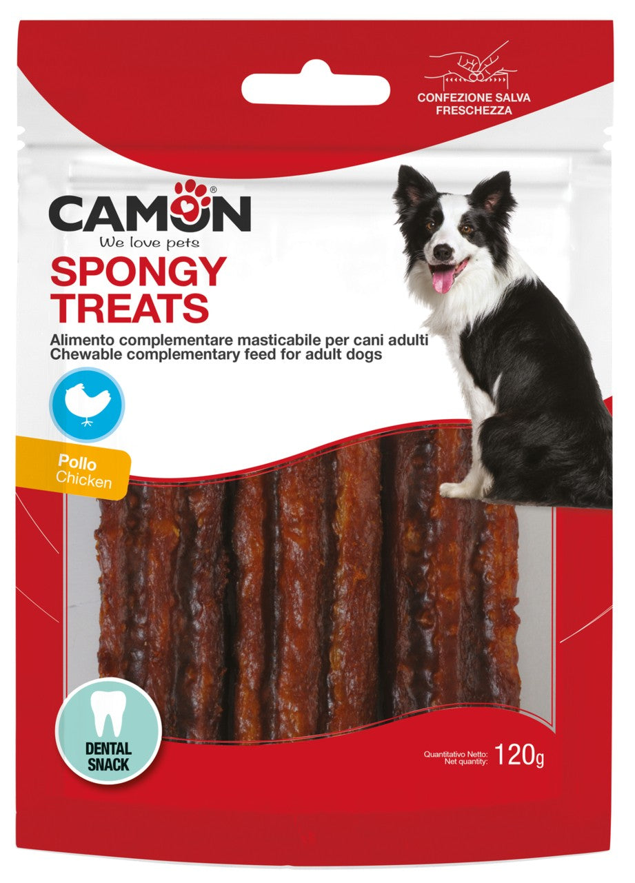 Camon Spongy Ribs with Chicken - лакомство от сушено пилешко месо 120 гр