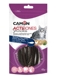 Camon Actibones with Cod and Salmon - дентално лакомство за котка с риба треска и сьомга 45 гр