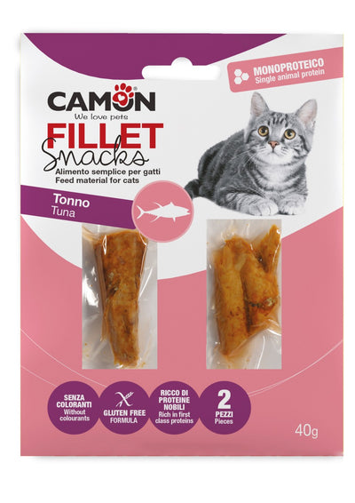 Camon Tuna Fillets - лакомство за котки с риба тон 40 гр