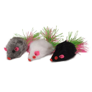 Camon Mouse with Stringy Tail - играчка за котки 5 см