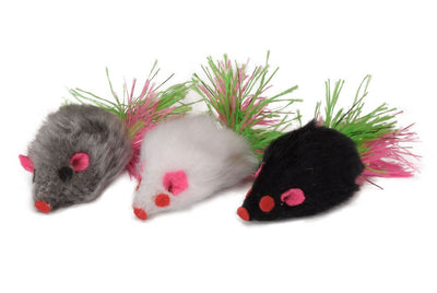 Camon Mouse with Stringy Tail - играчка за котки 5 см