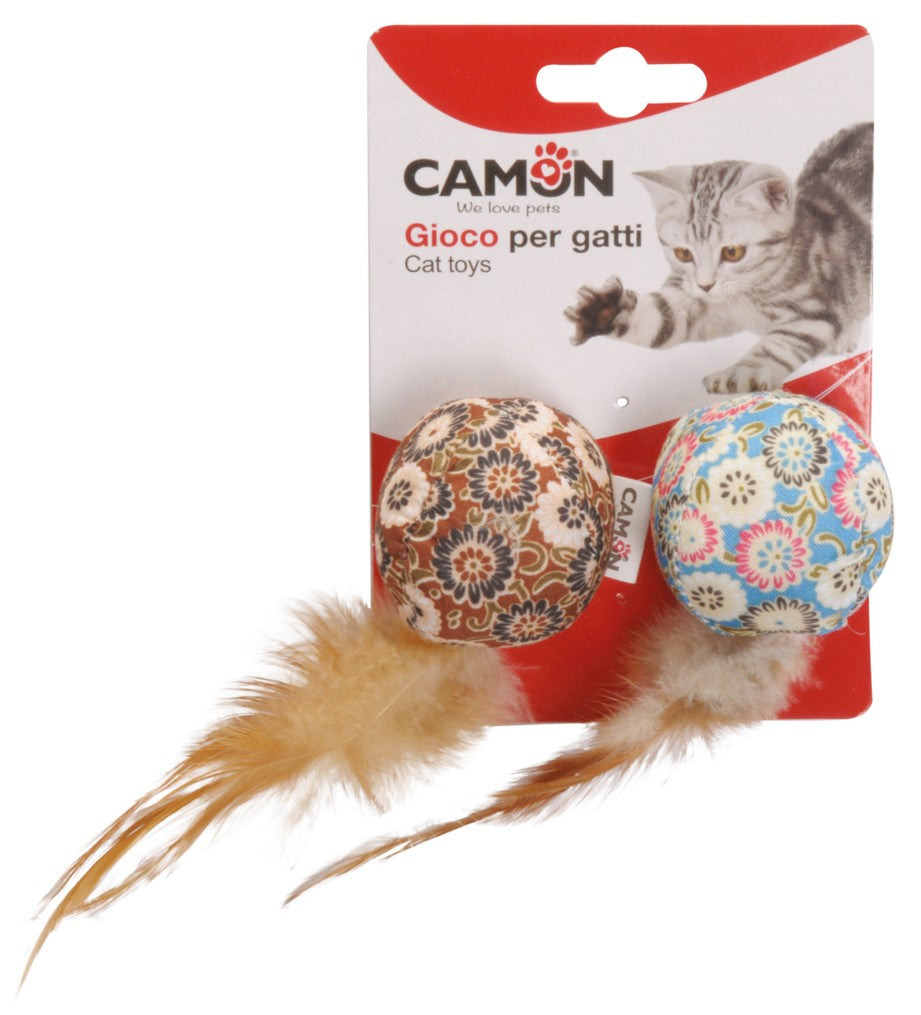 Camon Balls Floral Motif - котешка играчка