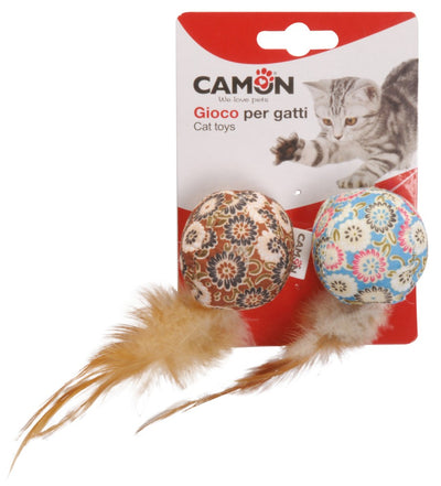 Camon Balls Floral Motif - котешка играчка