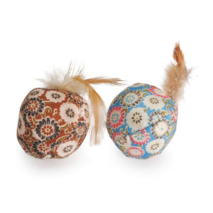 Camon Balls Floral Motif - котешка играчка