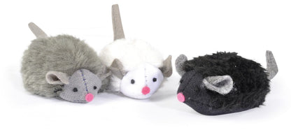 Camon Mice with Sound Effect - мишка звук 7 см / бяла, сива, черна /