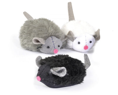 Camon Mice with Sound Effect - мишка звук 7 см / бяла, сива, черна /