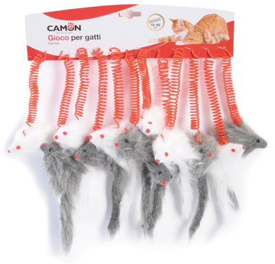 Camon Cat Toys Crazy Mouse - играчка за котка 7 см