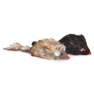 Camon Gioco Polyester Tinkling Mouse - играчка за котки със звънче, мишка 20 см /различни цветове/