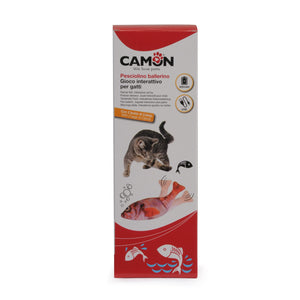 Camon Interactive Cat Toy Dancer Fish Gold - интерактивна играчка за котки 26 см