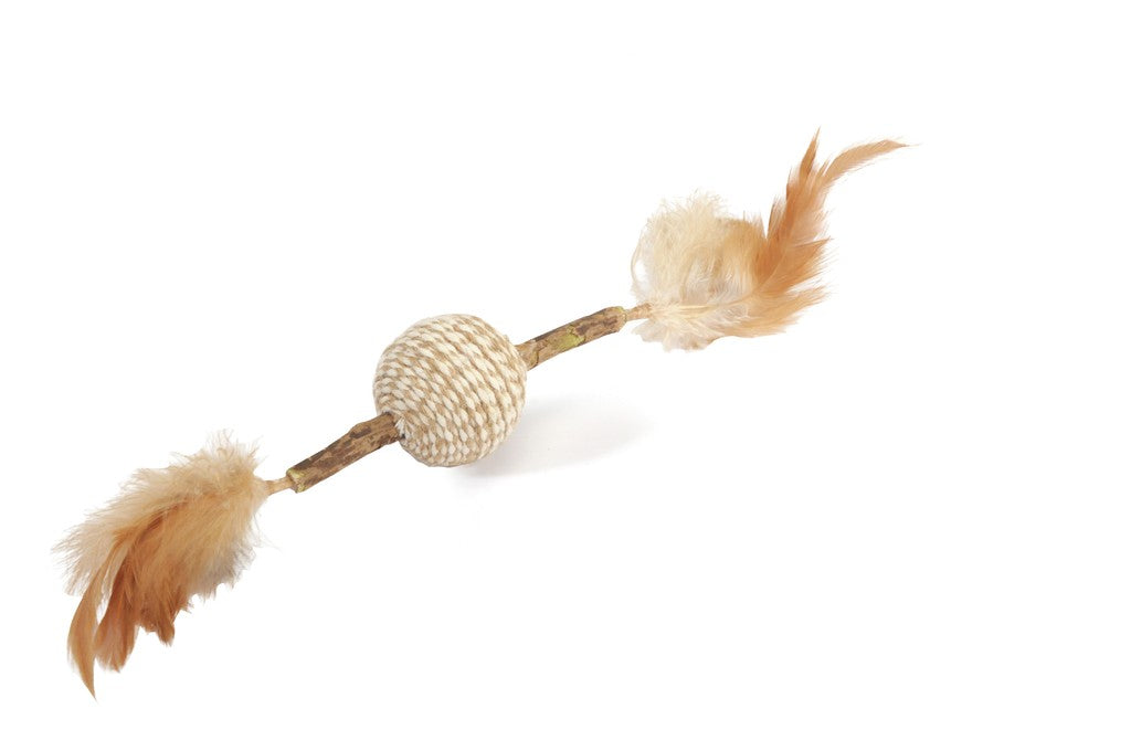 Camon Matatabi Stick with Jute Ball - натурална котешка играчка 5 см