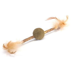 Camon Matatabi Stick with Catnip Ball - натурална котешка играчка 3,5 см