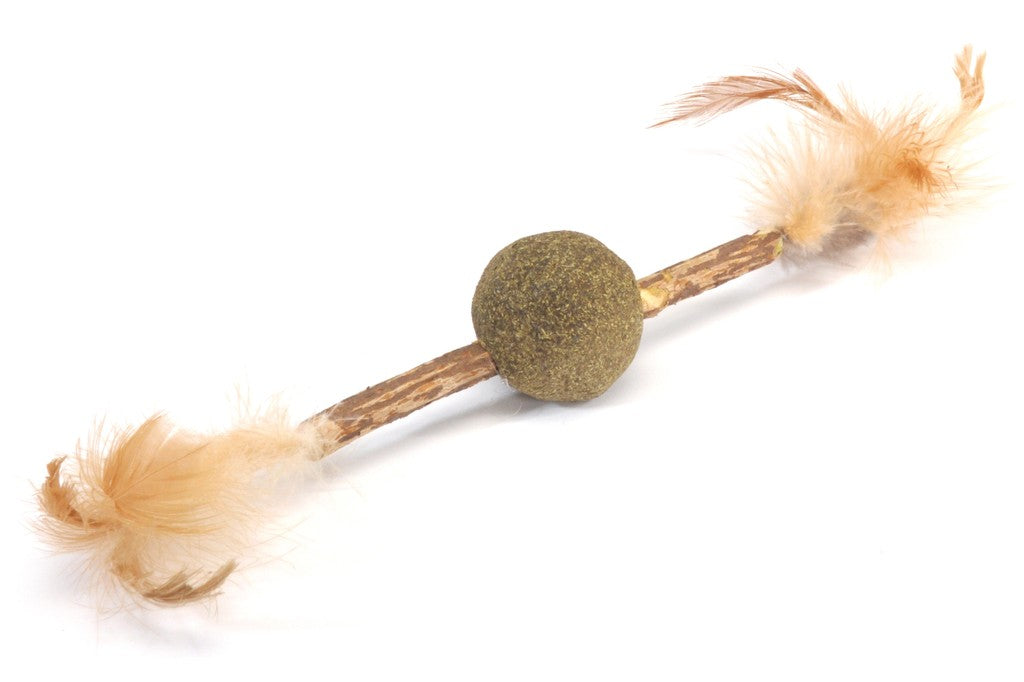 Camon Matatabi Stick with Catnip Ball - натурална котешка играчка 3,5 см
