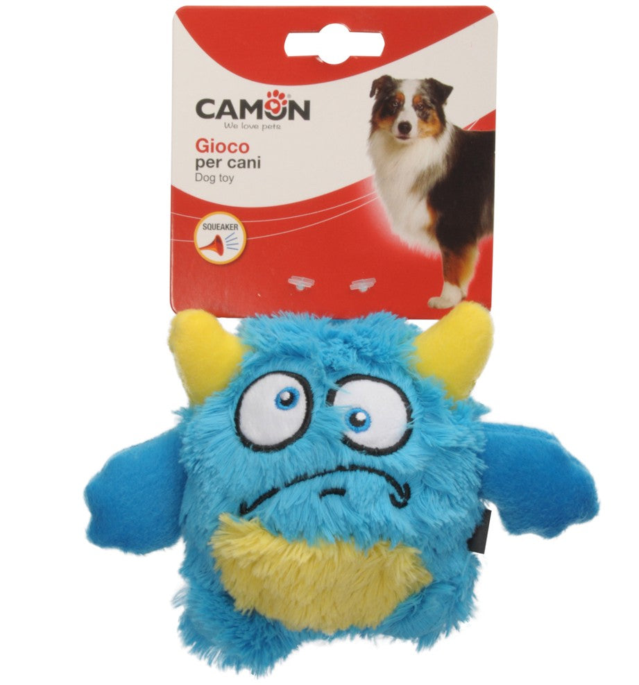 Camon Dog Toy Monster - плюшена играчка за куче 12 см, син