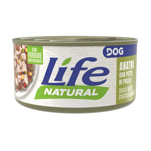 Life Natural dog Duck and Chicken - с пилешко и патешко месо, консерва - 90 грама
