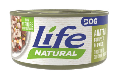 Life Natural dog Duck and Chicken - с пилешко и патешко месо, консерва - 90 грама