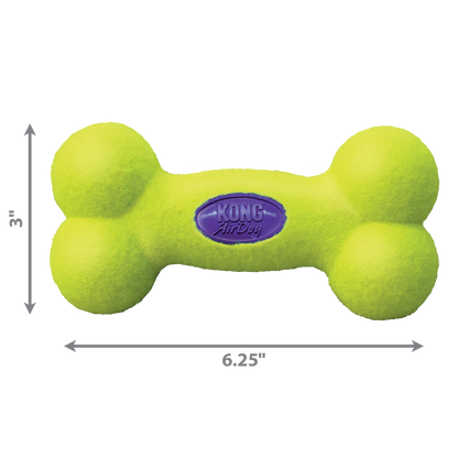 KONG AirDog Squeaker Bone - играчка за кучета