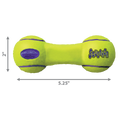 KONG AirDog Squeaker Dumbbell - играчка за кучета